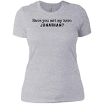 Jonathan Definition of a Hero Ladies Tee