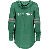 Team Nick Ladies Hooded Pullover