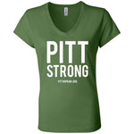 Pitt Strong Ladies V-Neck Tee