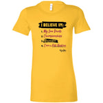 'I Believe In' Fitted Tee