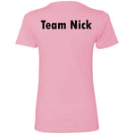 Team Nick Ladies Fitted Tee