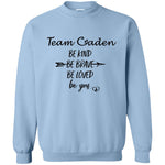 Team Caden Crewneck Pullover Sweatshirt