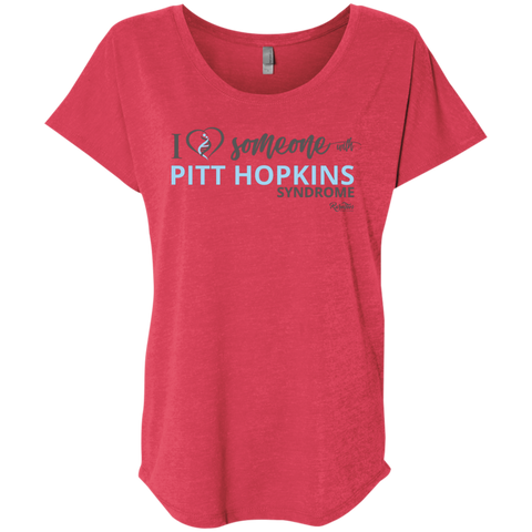 I love Someone with "Pitt Hopkins" Ladies Tee