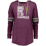 Dignified Changes "Box" Ladies Hooded Pullover