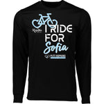 'I Ride for Sofia' Unisex Long Sleeve Tee